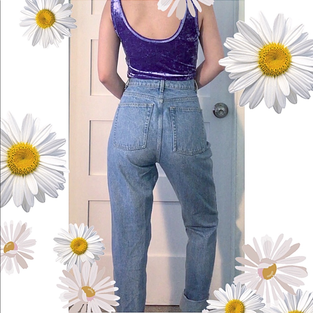 american apparel high waisted mom jeans